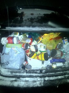 My trunk is full. The people ofd Lasalle are generous!