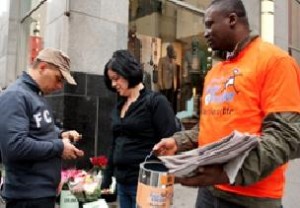 Vigilant Futures donate lunch hour to collect donations. Vigilant Futures donate lunch hour to collect donations.